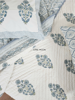 Load image into Gallery viewer, Sensing Serenity - Block Printed Muslin Quilt