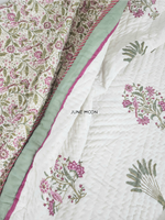 Load image into Gallery viewer, Floresta - Block Printed Muslin Quilt