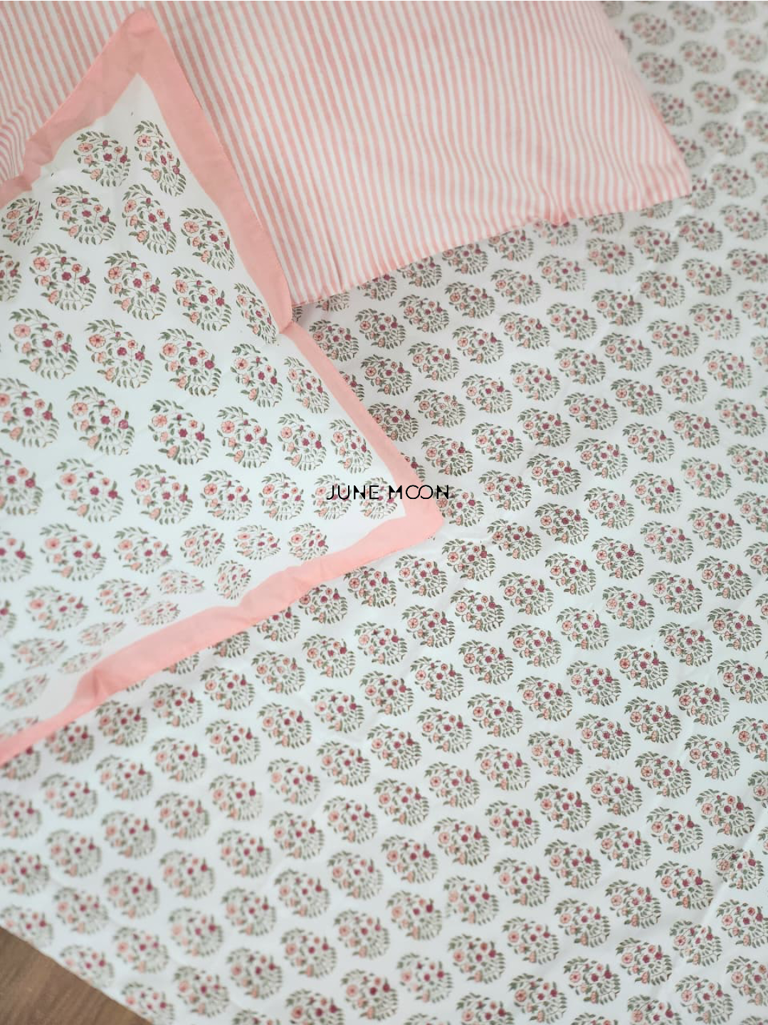 Nikhaar - Block Printed Bedsheet Set