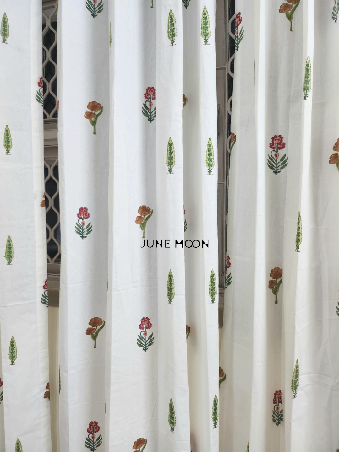 Shades of Grace - Block Printed Curtains