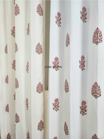 Load image into Gallery viewer, Gul Bano - Block Printed Curtains
