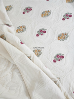 Load image into Gallery viewer, Gulsaana - Quilted Bedcover Set (Cream Base)
