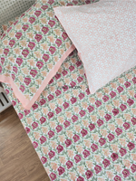 Load image into Gallery viewer, Roseate - Block Printed Bedsheet Set