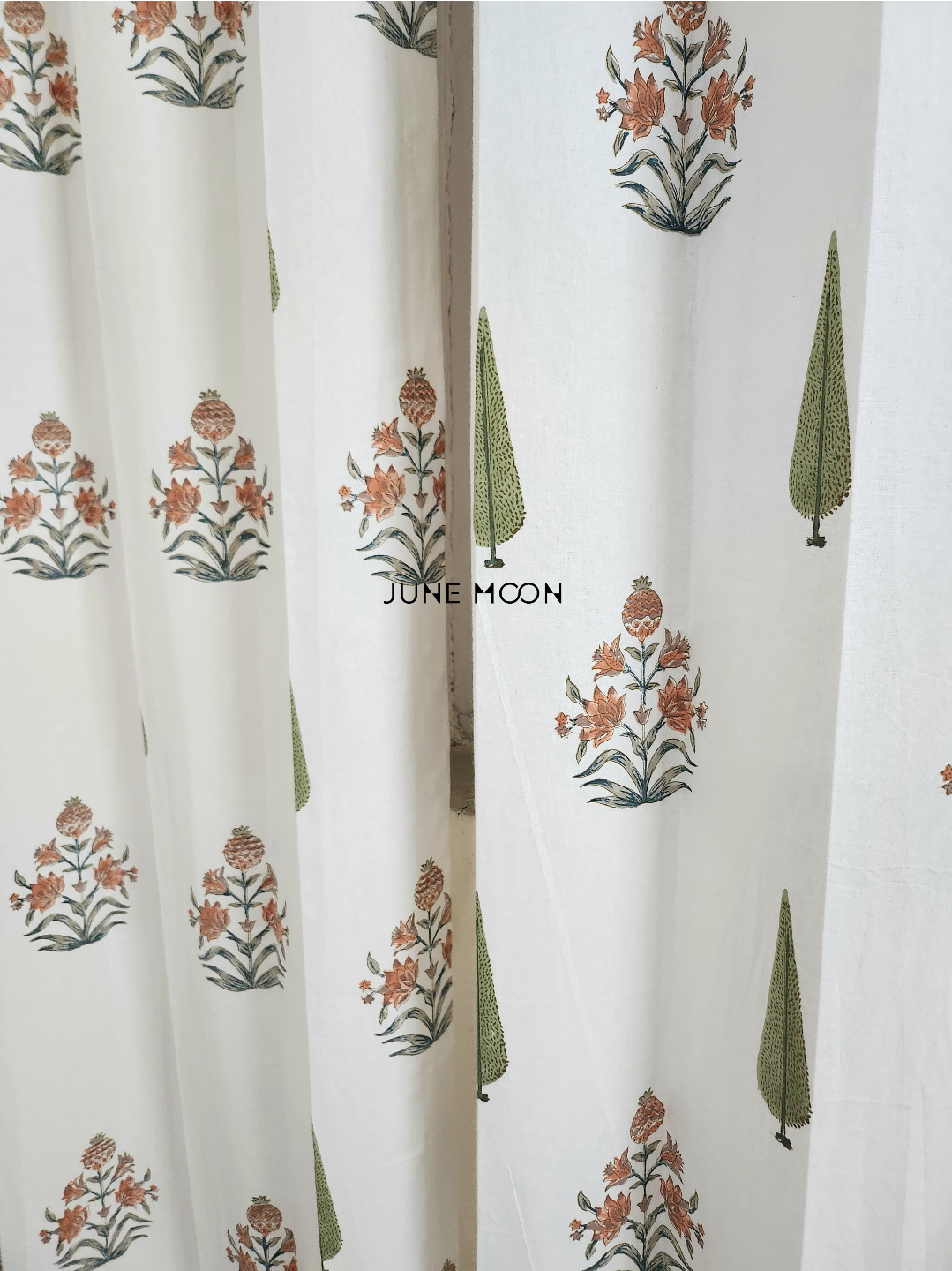 Dhaani - Block Printed Curtains
