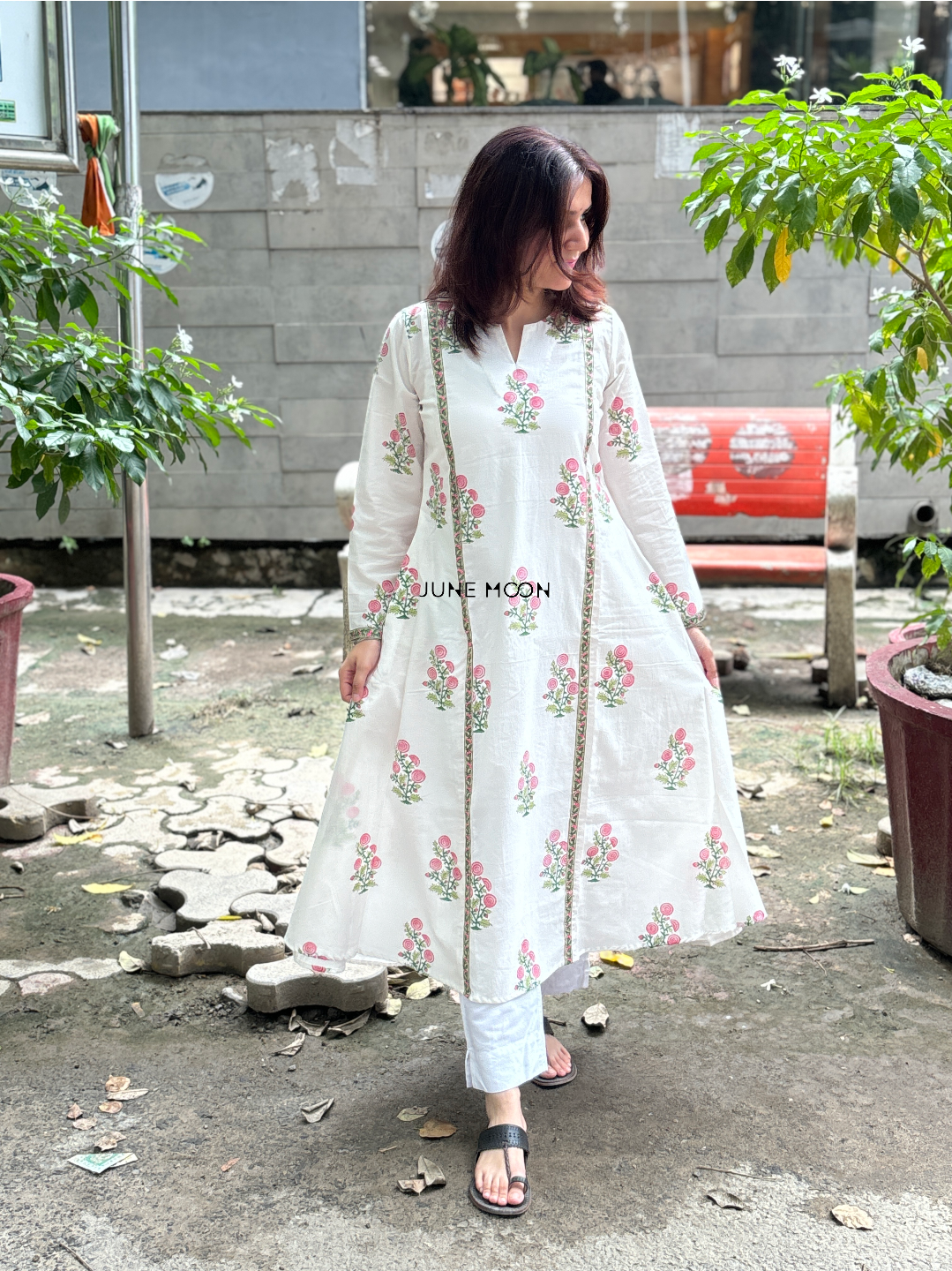 Mihika - Block Printed Cotton Kurta