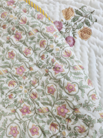 Load image into Gallery viewer, Sunehri Dhoop - Block Printed Muslin Quilt