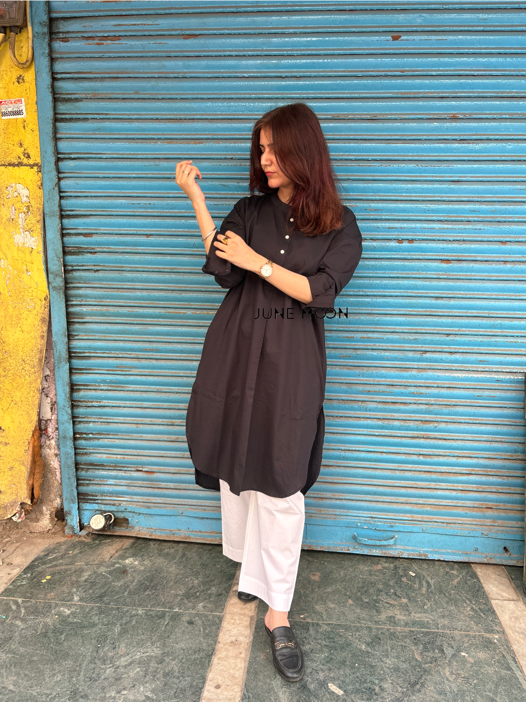 Checkmate - Loose Fit Kurta With Pants