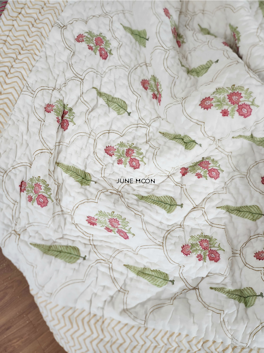 Mehreen - Block Printed Muslin Quilt