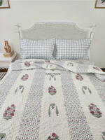 Load image into Gallery viewer, Old Tales - Block Printed Muslin Quilt