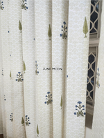 Load image into Gallery viewer, Chandni Bagh - Block Printed Curtains