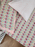 Load image into Gallery viewer, Roseate - Block Printed Bedsheet Set