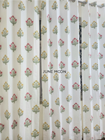 Load image into Gallery viewer, Indian Palette - Block Printed Curtains