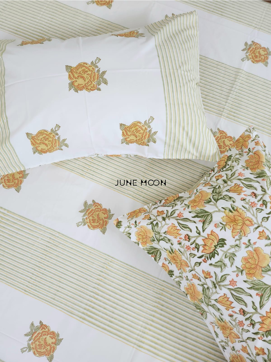 Women of Spring - Block Printed Bedsheet Set