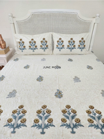 Load image into Gallery viewer, Uphaar - Block Printed Bedsheet Set (Thick Cotton)