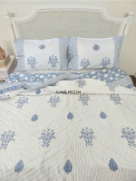 Load image into Gallery viewer, As We Sea - Block Printed Muslin Quilt