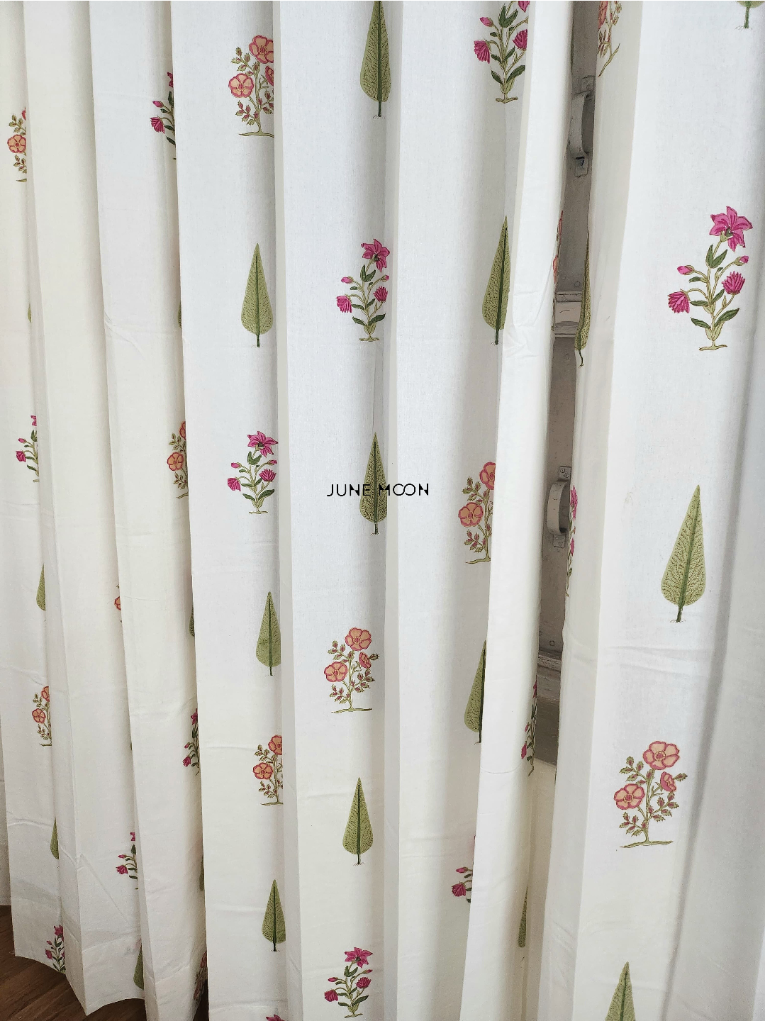 Summer Rouge - Block Printed Curtains