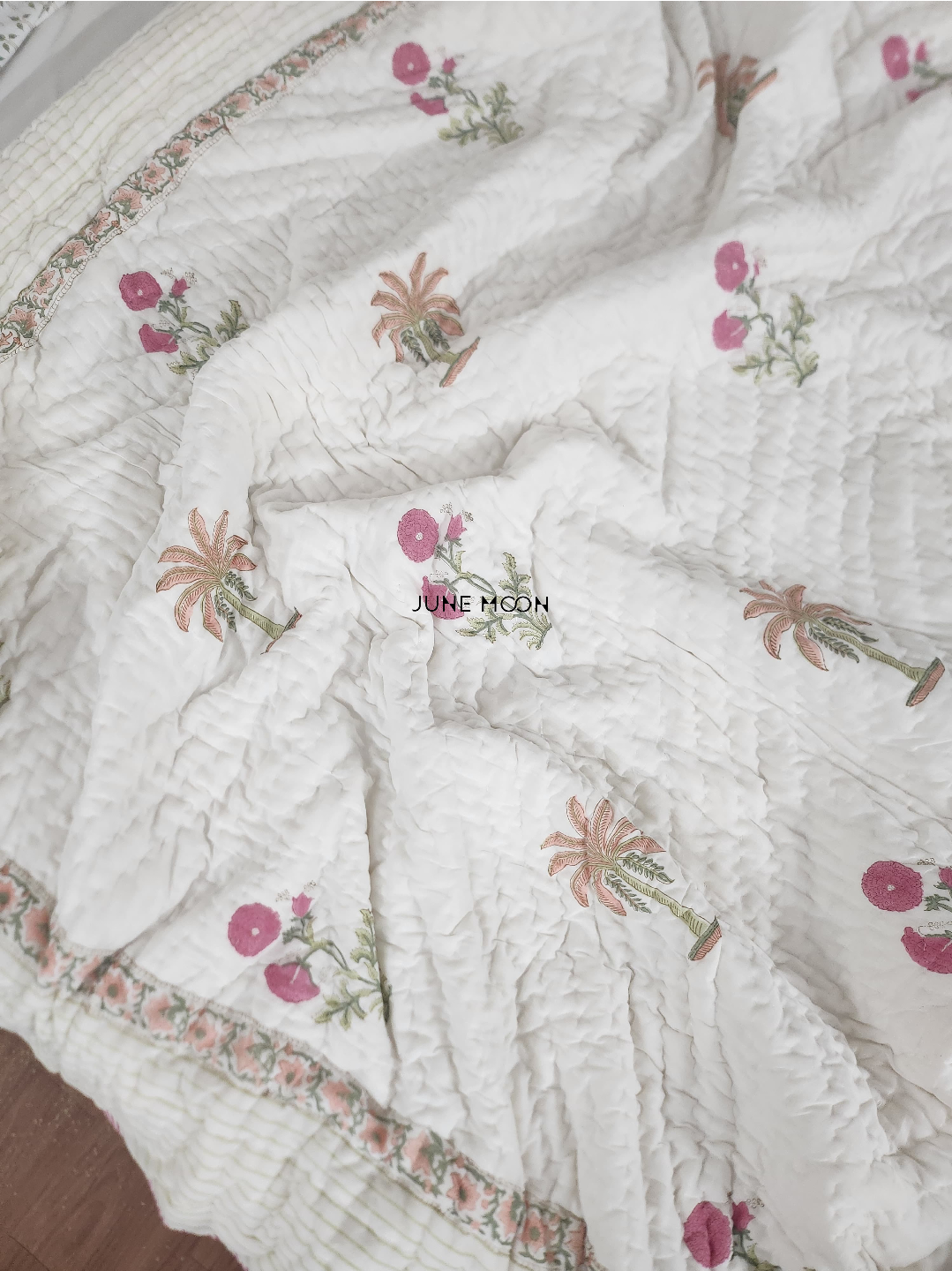 Vasundhara - Block Printed Muslin Quilt