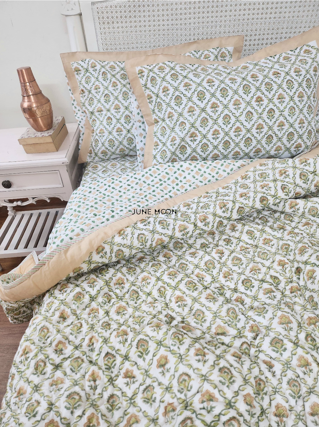 Albeli - Block Printed Muslin Quilt