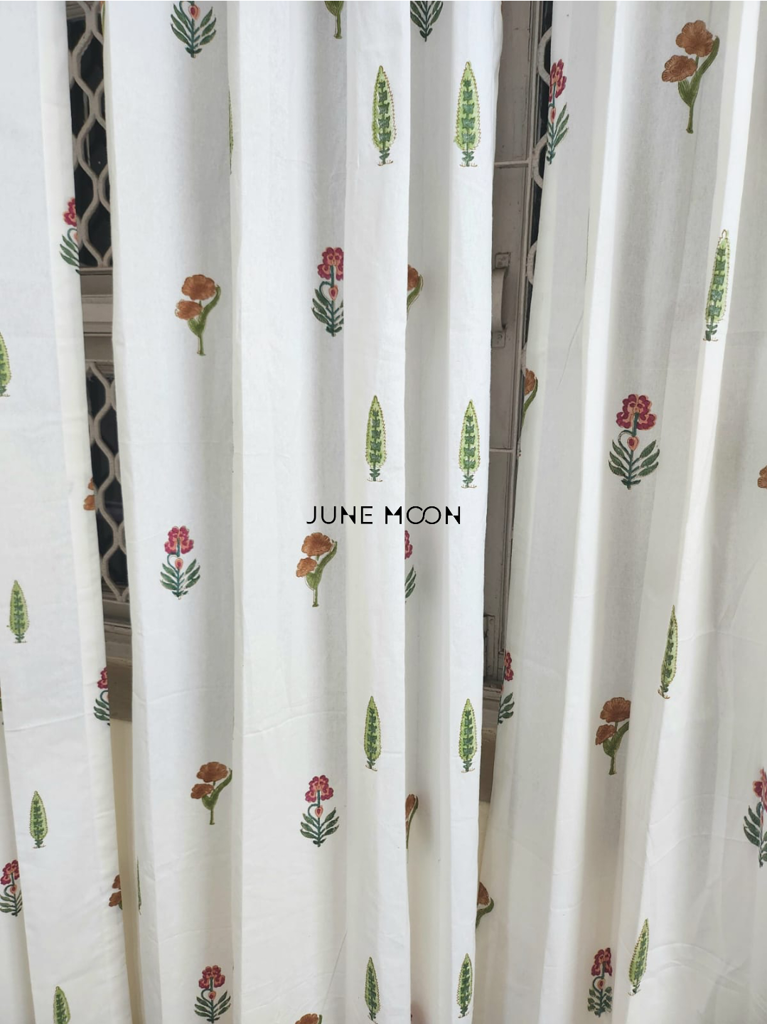 Shades of Grace - Block Printed Curtains