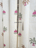 Load image into Gallery viewer, Afreen - Block Printed Curtains