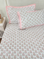 Load image into Gallery viewer, Nikhaar - Block Printed Bedsheet Set