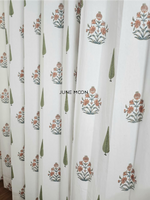 Load image into Gallery viewer, Dhaani - Block Printed Curtains