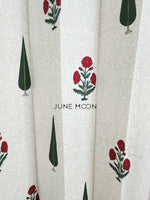 Load image into Gallery viewer, Gulfishan - Block Printed Curtains