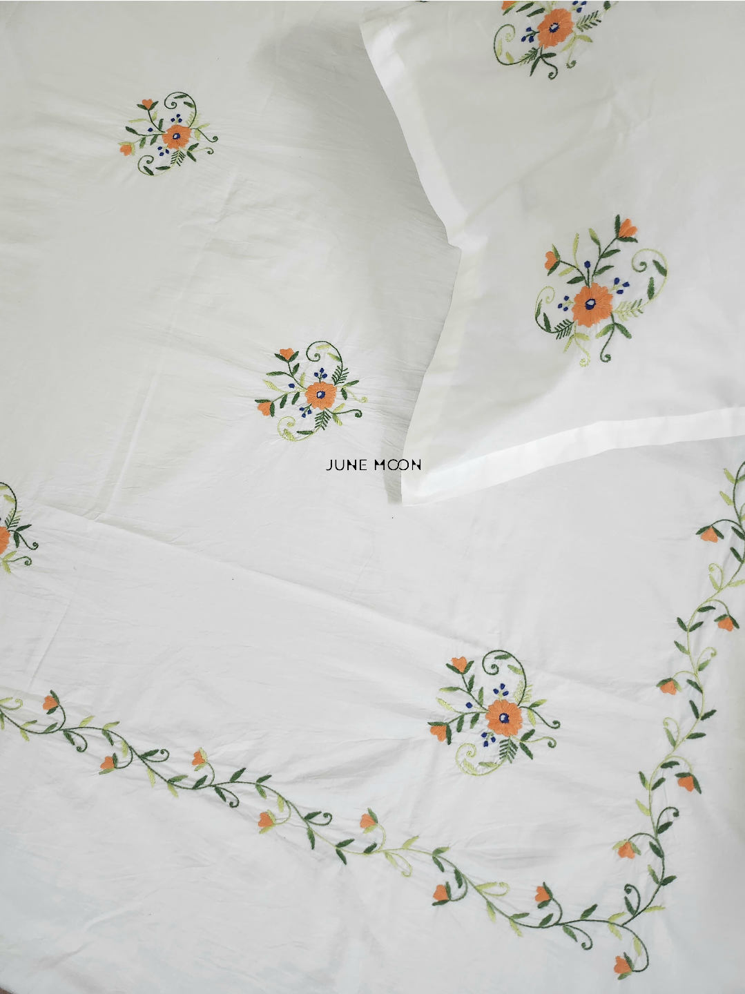 Ginger - Embroidered Bedsheet Set