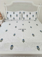 Load image into Gallery viewer, Sitaara - Block Printed Bedsheet Set