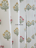 Load image into Gallery viewer, Indian Palette - Block Printed Curtains