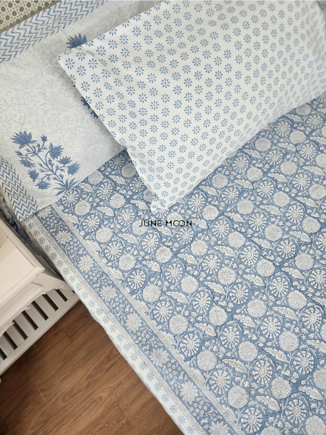 Nyla - Block Printed Bedsheet Set