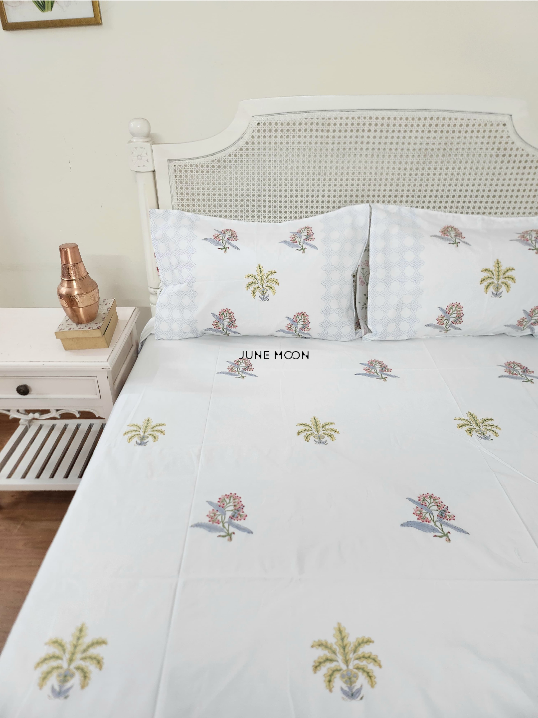 Noor - Block Printed Bedsheet Set