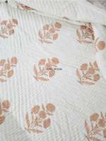 Load image into Gallery viewer, Garden To Earth - Block Printed Muslin Quilt