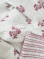 Load image into Gallery viewer, Berry Beautiful - Block Printed Muslin Quilt