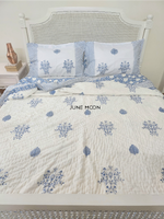 Load image into Gallery viewer, As We Sea - Block Printed Muslin Quilt