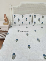 Load image into Gallery viewer, Sitaara - Block Printed Bedsheet Set