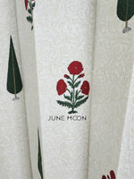Load image into Gallery viewer, Gulfishan - Block Printed Curtains