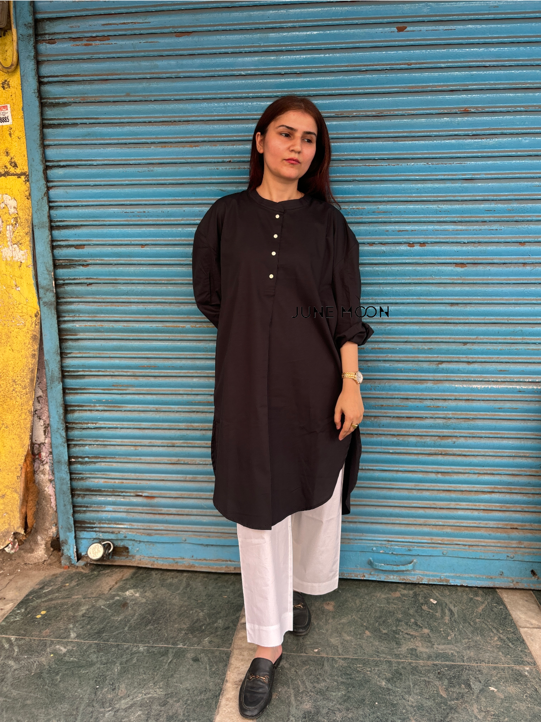 Checkmate - Loose Fit Kurta With Pants