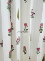 Load image into Gallery viewer, French Garden - Block Printed Curtains