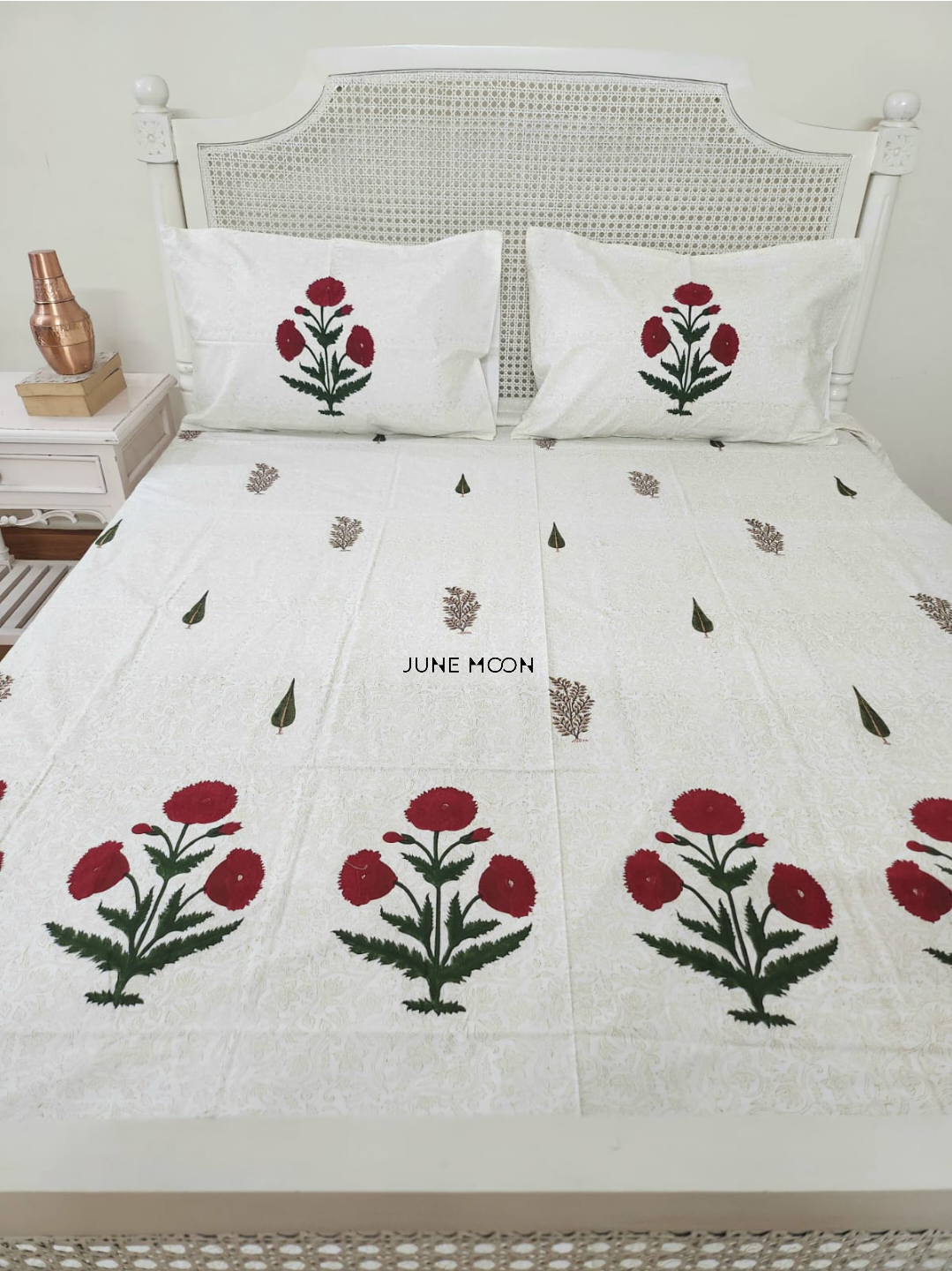 Mehreen - Block Printed Bedsheet Set
