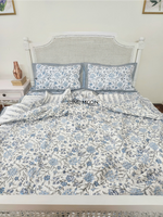 Load image into Gallery viewer, Nehar - Set of Quilt & Bedsheet