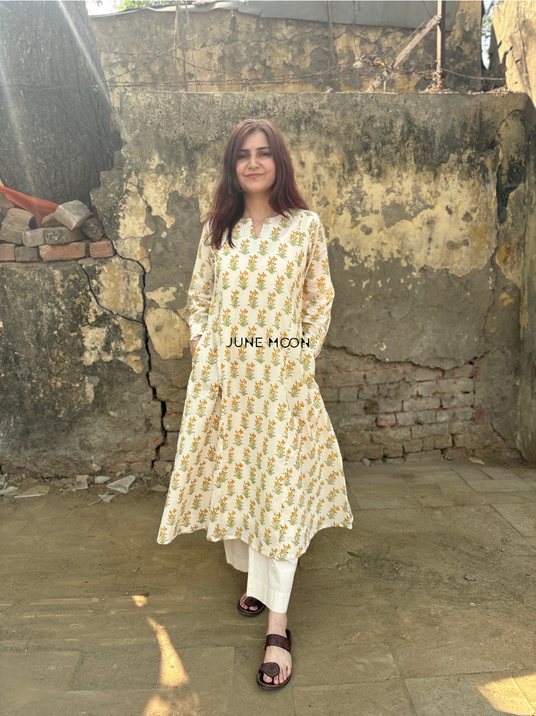 Basanti - Block Printed Kurta
