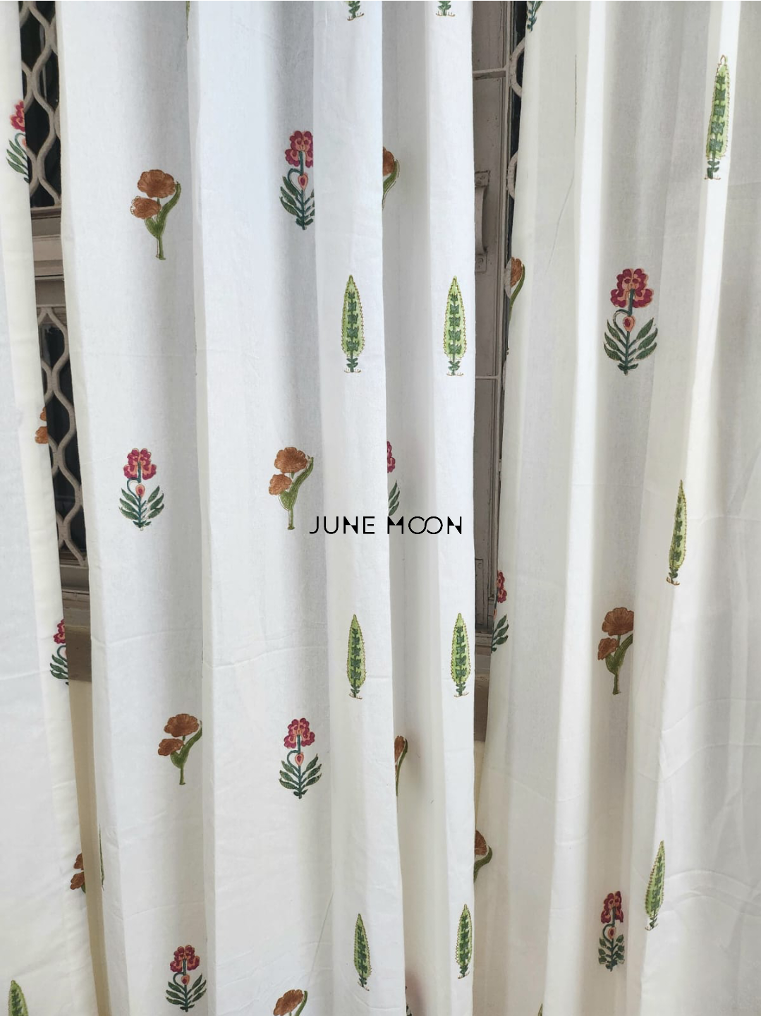 Shades of Grace - Block Printed Curtains