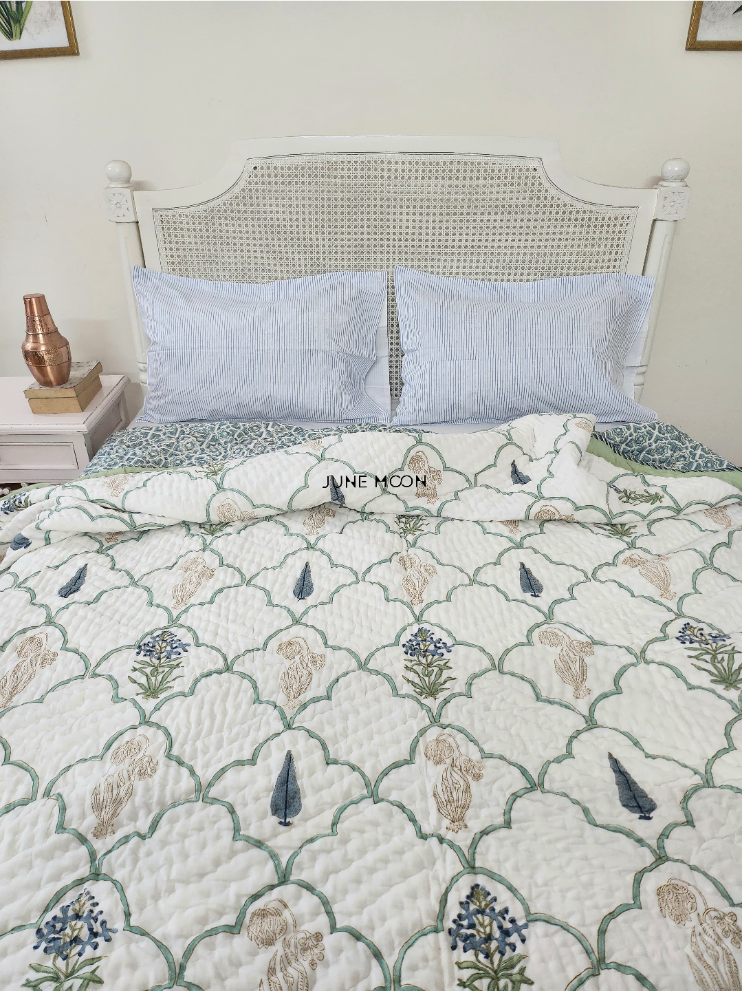 Truly Treasured - Block Printed Muslin Quilt