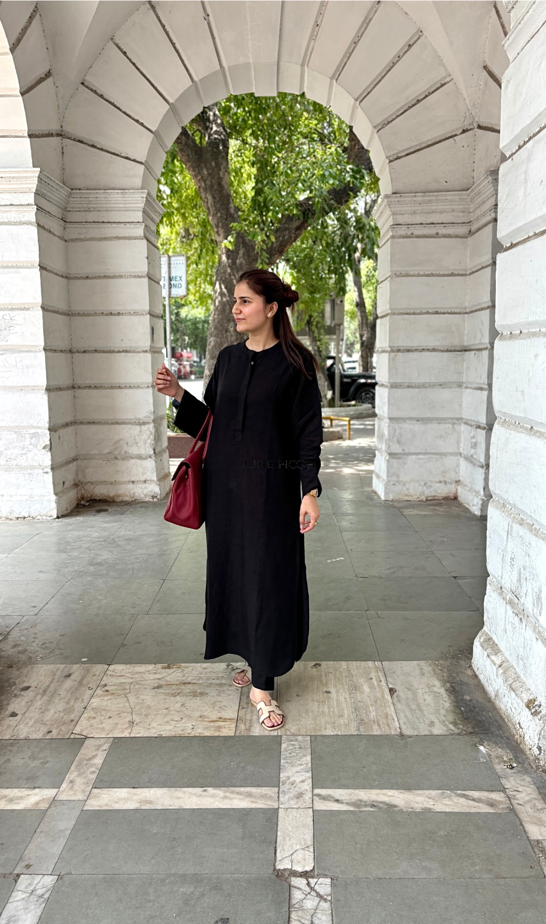 Sable - Linen Blend Kurta