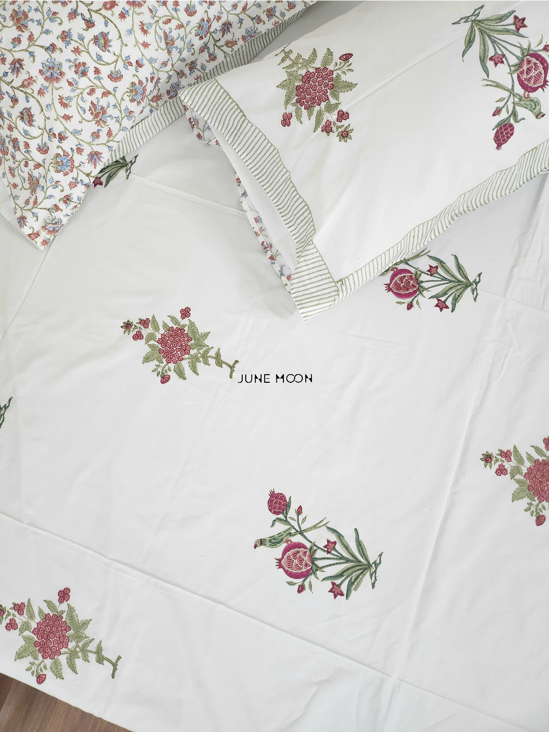 Kudrat - Block Printed Bedsheet Set
