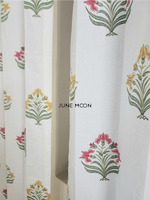 Load image into Gallery viewer, Indian Palette - Block Printed Curtains