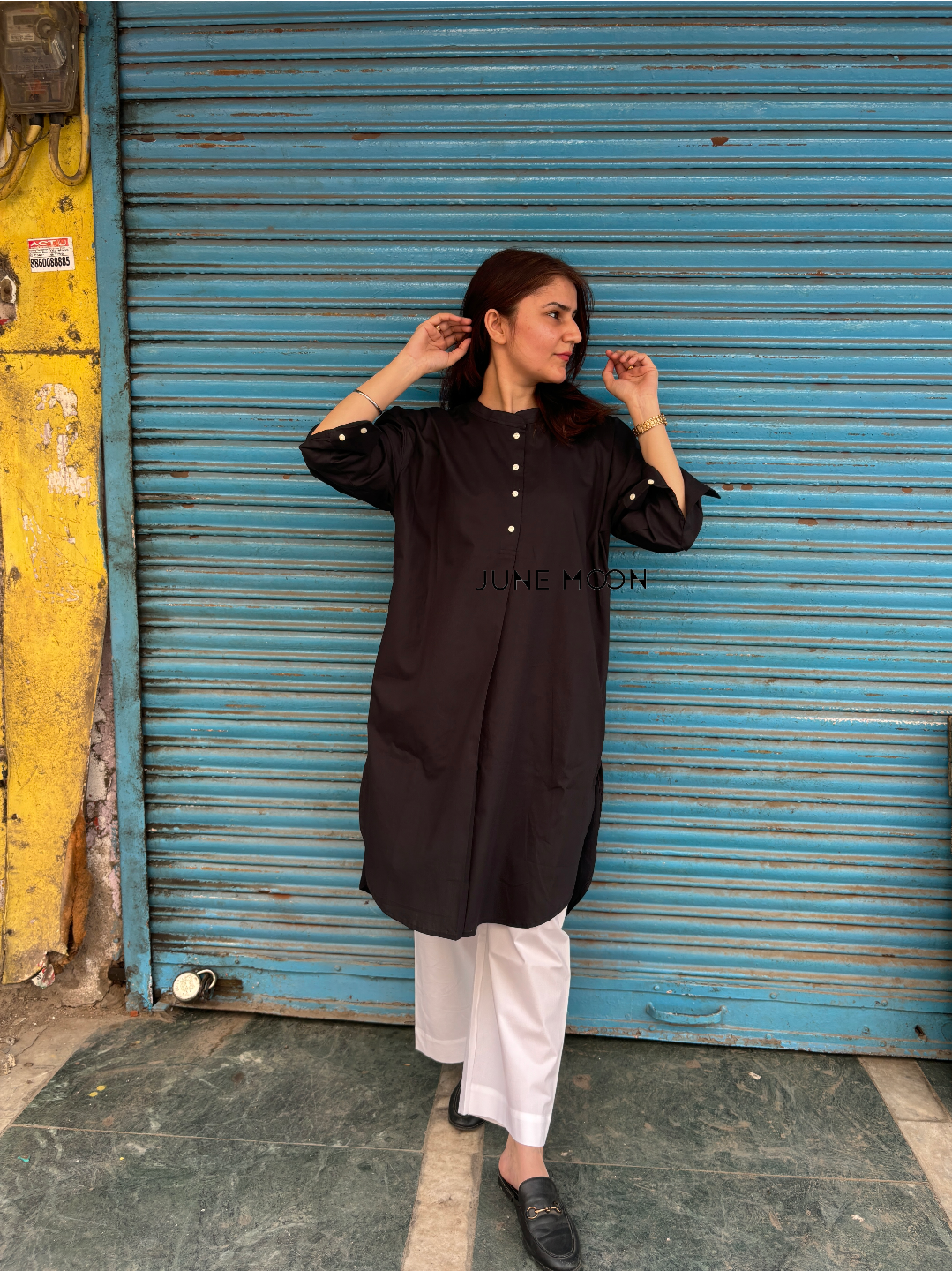 Checkmate - Loose Fit Kurta With Pants