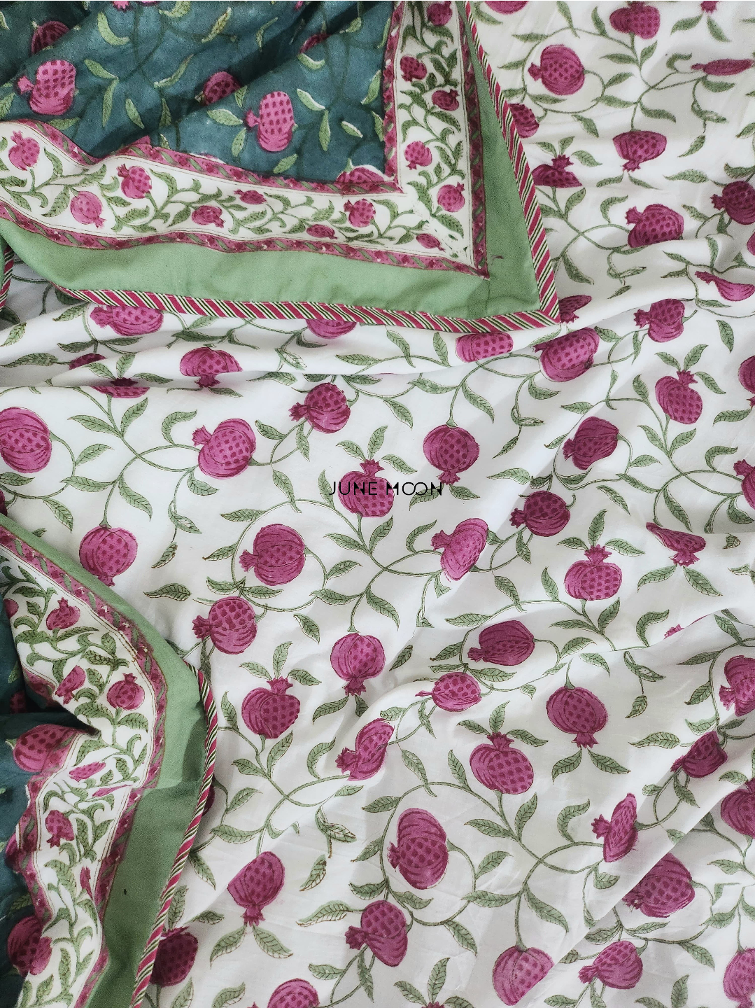 Kudrat - Block Printed Muslin Dohar
