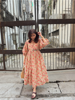 Load image into Gallery viewer, Princess Diaries - Block Printed Cotton Dress